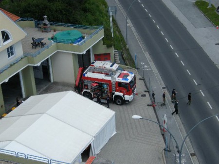 Der Festplatz vor dem Rüsthaus
